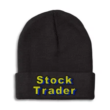 Beanies for Men Stock Trader Winter Hats for Women Acrylic Skull Cap 1 Size