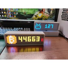 20cm Digital Currency Market Display RSP8266 WS2812B Cryptocurrency Price White