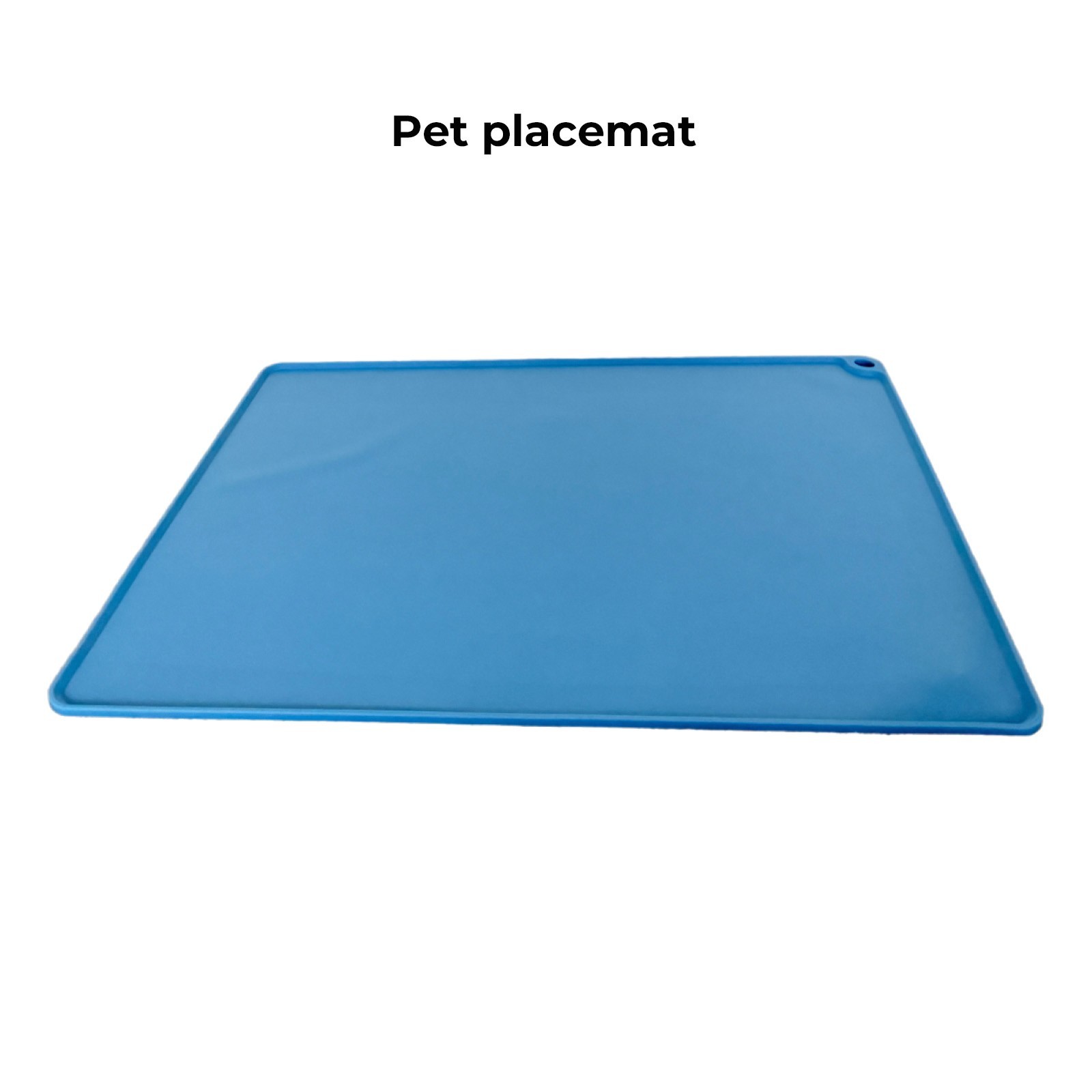 Mat For Dogs Cats Silicone Feeding Waterproof Non Slip Bowl Mat 24x16in