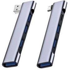 4 IN 1 USB-C HUB Universal USB 3.0 Docking Station High Speed Splitter OTG Adapt