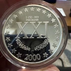 2000 NEW MILLENNIUM 1 oz FREEDOM XXI CENTURY 999 FINE SILVER ART ROUND case/COA