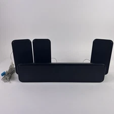 Four (4) Speakers Phillips CS-3565 Surround Sound Home Theater Speaker System