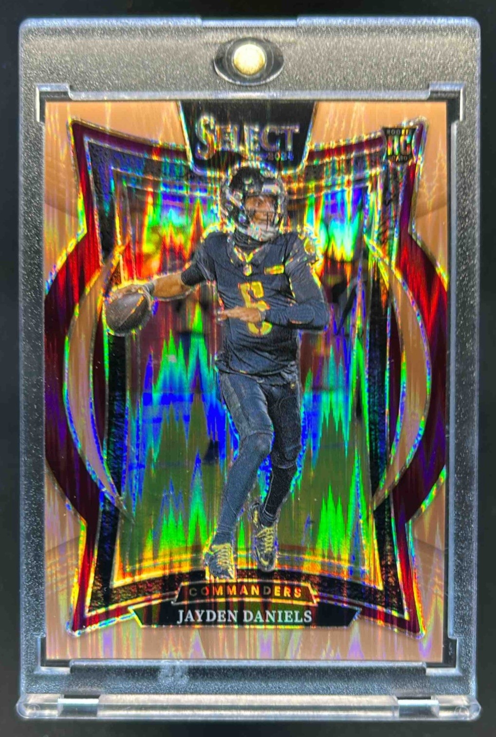 2024 Select Jayden Daniels Concourse Copper Prizm Shock RC #250/299 Commanders