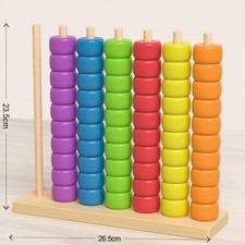 Color Sorting Toy Training Early Math Learning Birthday Gift Stacking Toy