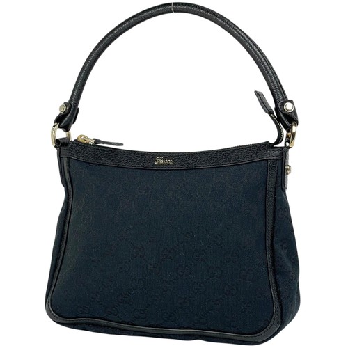 GUCCI GG pattern Hand Bag Hand Bag GG canvas Black 146244 Women