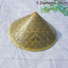 A1 Traditional Chinese Straw-bamboo Sun Hat Farmer Rice Hat Fishing Sunshade