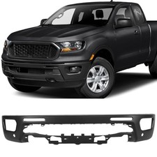 Black Front Bumper Face Bar For 2019-2023 Ford Ranger Wsensor Holes Steel