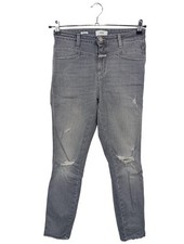 CLOSED Boyfriendjeans Damen Jeans Gr. DE 38 hellgrau Casual-Look