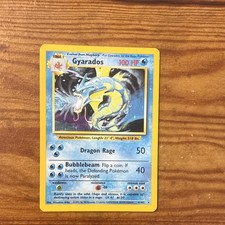 Gyarados 6/102 Base Set Unlimited Holo Rare 100 HP English Pokémon TCG 1999 on eBay