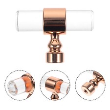 T-shaped Furniture Handles Wardrobe Closet Pull Handle Acrylic Cabinet