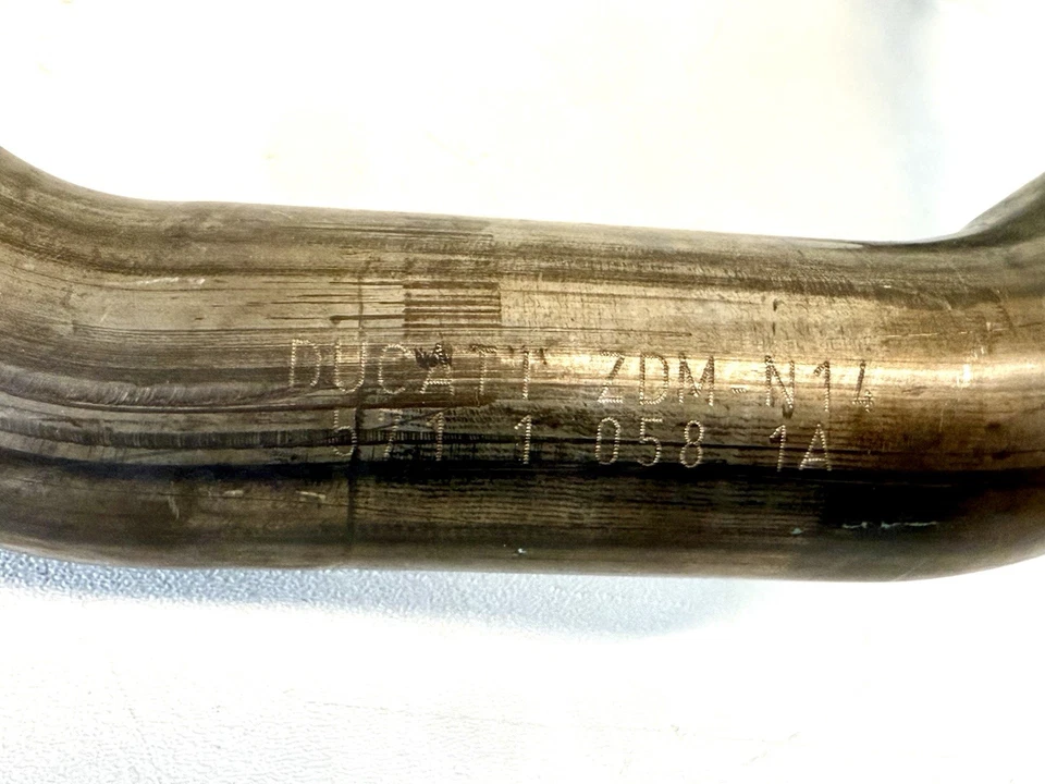 Genuine Ducati 748 Superbike 02 03 Vertical Cylinder Exhaust Manifold 57110581A - Image 3 of 4