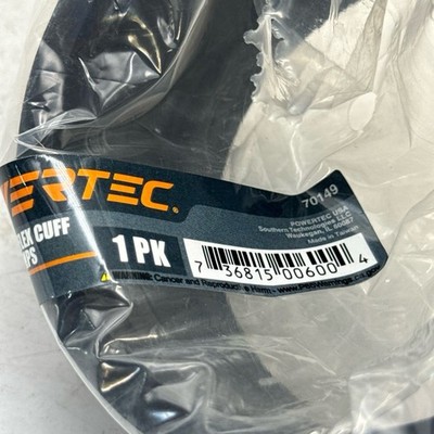POWERTEC Dust Control Flex Cuff 4 Inch Black 70149 Airtight Connection Hose Clam