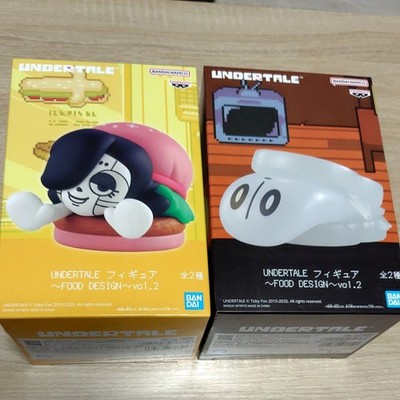 UNDERTALE Figure FOOD DESIGN vol.2 Napstablook & Mettaton Set BANPRESTO New JP