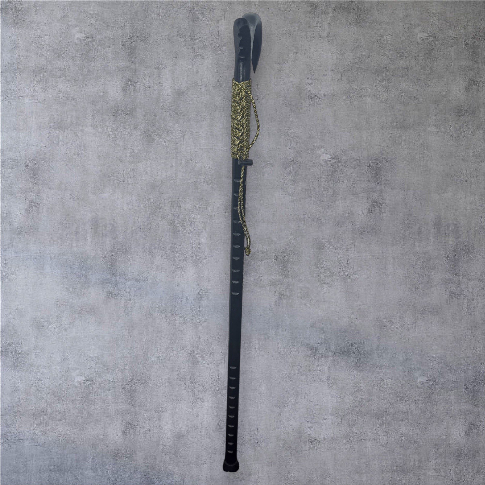 Walking Cane Black Mobility Personal Protection Palm Rest Hickory Masters USA X3