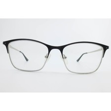 Otis + Grey OG 20211 BK/SI Black Silver Metal Cat Eye Eyeglass Frames 53-16-135
