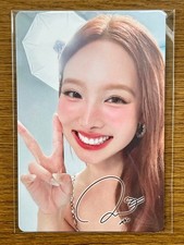 TWICE Nayon eyestar color contact lens purchase bonus signed Photo Card