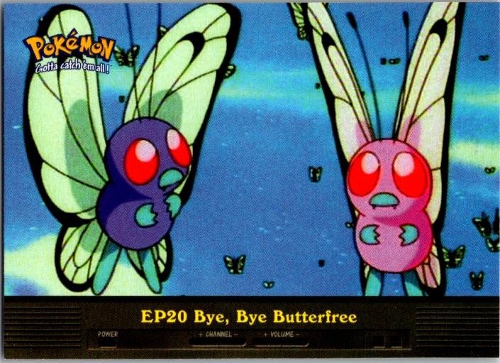 2000 Topps Pokemon TV Animation Edition Series 2 #EP20 Bye, Bye Butterfree