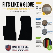 Avery Touring Black Carpet Front Floor Mats For 1997-2001 Honda Cr-v Xk