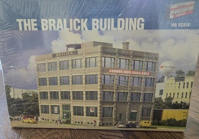 NEW Walthers Cornerstone HO The Bralick Building Railroad Accoutrement (N3)