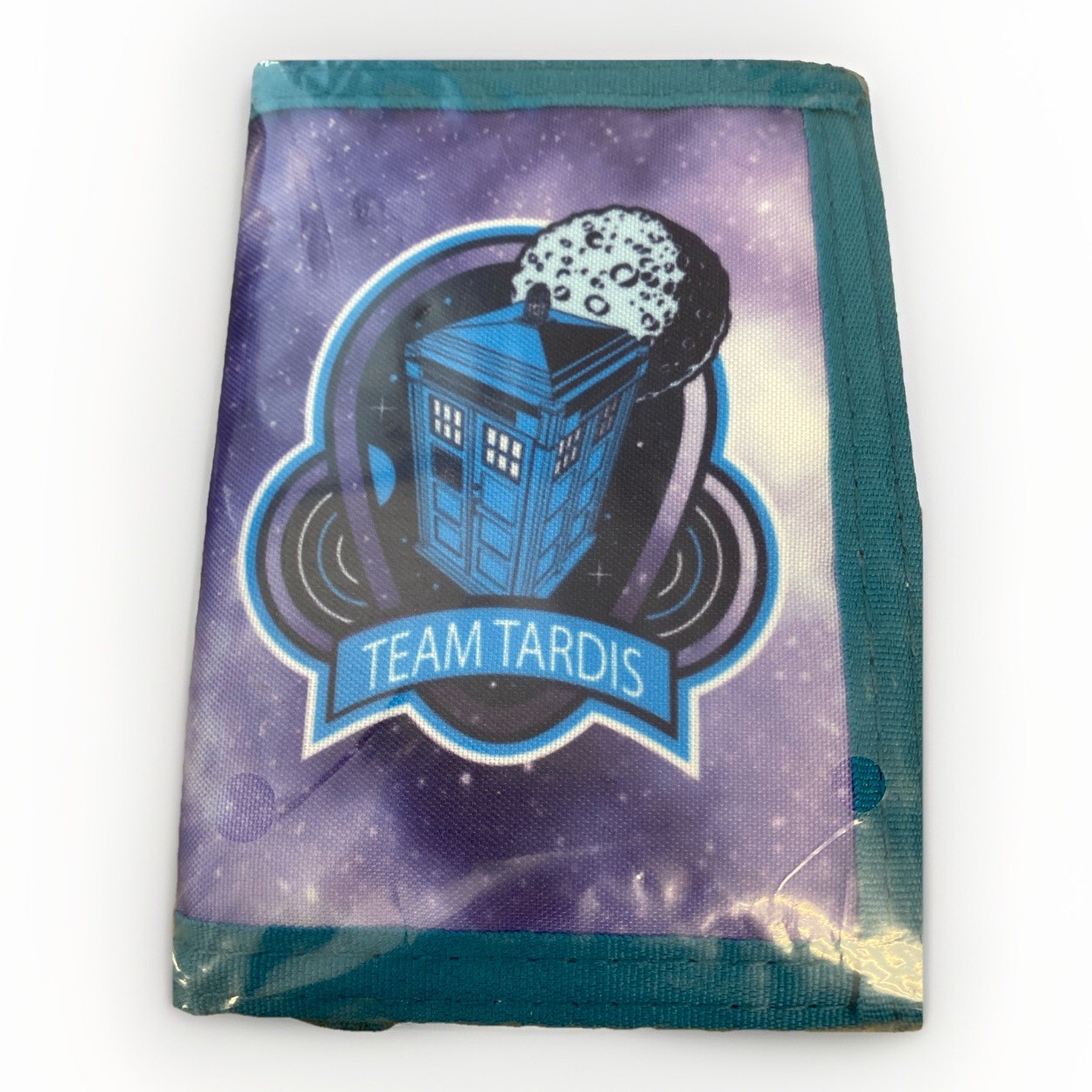 NEW SEALED Doctor Who Tardis Kids Wallet NEW Great Value Tri Fold Design