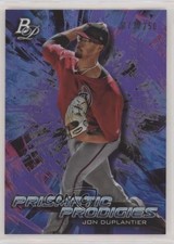 2018 Bowman Platinum Prismatic Prodigies Purple /250 Jon Duplantier #PPP-17 04eb