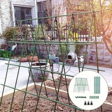Foldable A Frame Trellis for Climbing Vegetables Including Snap Peas and Beans