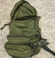 Military Surplus Olive Drab Nylon Shoulder Bag/Pack w/ Strap, Stenciled