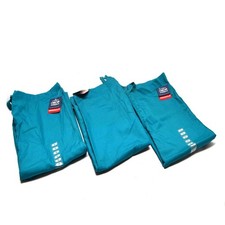 3 NEW Cherokee Workwear 4100 TLBW Teal Unisex Fit Medium "M" Scrub Pants