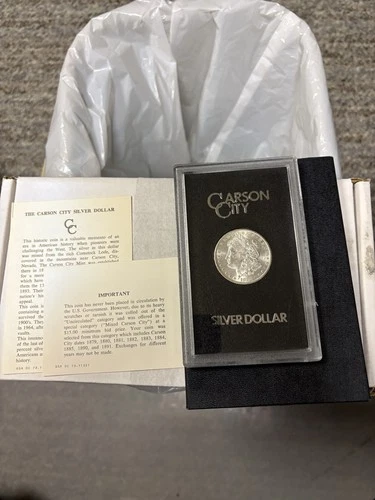 1883 CC GSA  Carson City Morgan Silver Dollar CHOICE GEM BU ORIGINAL NO PROBLEM