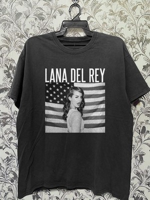 NEW! Lana Del Rey American Flag Classic Unisex T-Shirt Size S-5XL