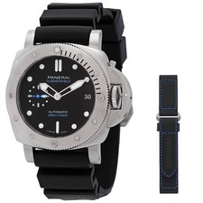 Panerai Submersible Automatic Black Dial Men's Watch PAM01973