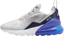 Big Kid's Nike Air Max 270 Vast Grey/White-Hyper Royal 943345 041