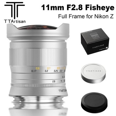 TTArtisan 11mm F2.8 Full Frame Ultra-Wide Angle Fisheye Lens for Nikon Z Mount