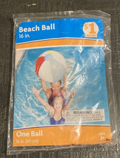 16 Inch Beach Ball Summer Swimming Pool Water Toy Colorful
