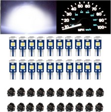 Led Bulb Dash Lights Super White Bright T5 74 37 Led Bulb With Twist Lock Socke