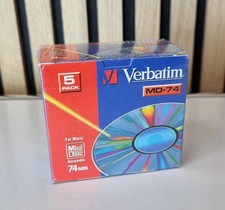 5 Minidisc Fuji MD 74min - Neufs Sous Blister, Supports Audio Numériques