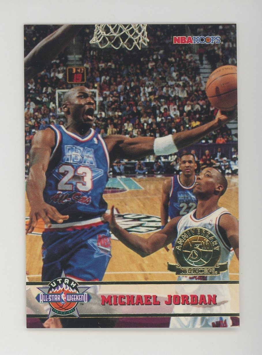 1993 Hoops 5th Anniversary #257 Michael Jordan Chicago Bulls HOF