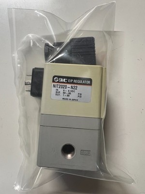 SMC E/P Regulator, NIT2020-N22, In 0-5vdc, Sup 60-85psi, out 1-50psi, .