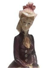Victorian Woman Figurine In Occupied Japan Collectibles for sale