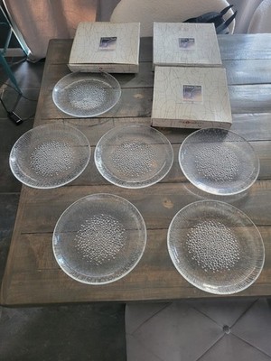 Iittala Ultima Thule Dinner Plates 9 3/4'' Set of 6   Tapio Wirkkala Finland