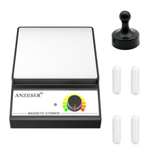 Magnetic Stirrer with 4 Stir Bars, Stir Plate with Stir Bar Retriever, 3000Ml Ma