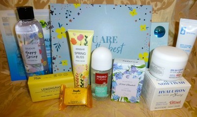 Beauty Paket Pflege Gesicht Körper Marken 10 Produkte in Glossybox Geschenkbox