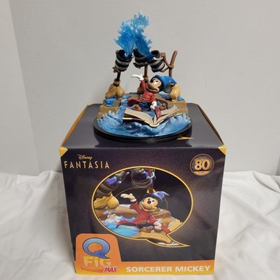 Disney Fantasia Sorcerer Mickey Mouse Magical Iconic Statue / Q-Fig Max - Japan