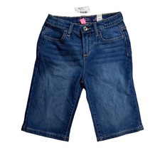 The Children's Place Kids Size 10 Zoe Wash Denim Skimmer Shorts Adjustable Waist