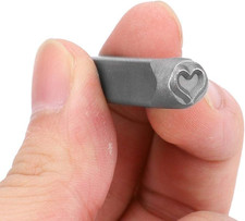 6mm Metall Stempel Set, Buchstaben & Zahlen Stanzwerkzeug Kit für Alphabet ID (#