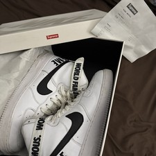 Nike Supreme x Air Force 1 Supreme High White for Sale