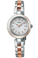 Seiko Selection SWFH148 Jdm Solar Funkuhr WeißEs Zifferblatt Ss Damenuhr