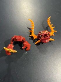 LEGO Minifigure Atlantis Lobster Guardian Trident 7985 Rare atl019