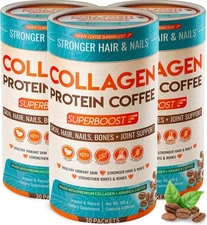 Collagen Protein Coffee Peptides Powder – for Better Focus Women & Men