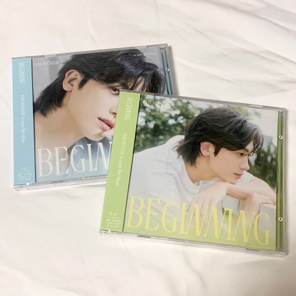 NEW Park Hyung Sik 1st Japan Mini Album BEGINNING A/B Ver. CD Set